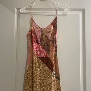 Anthropologie Vivian Kachel midi slip dress